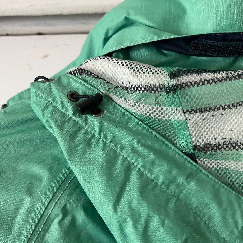 The North Face Mint Green Hyvent Outdoor Rain Jacket Small - Picture 10 of 11